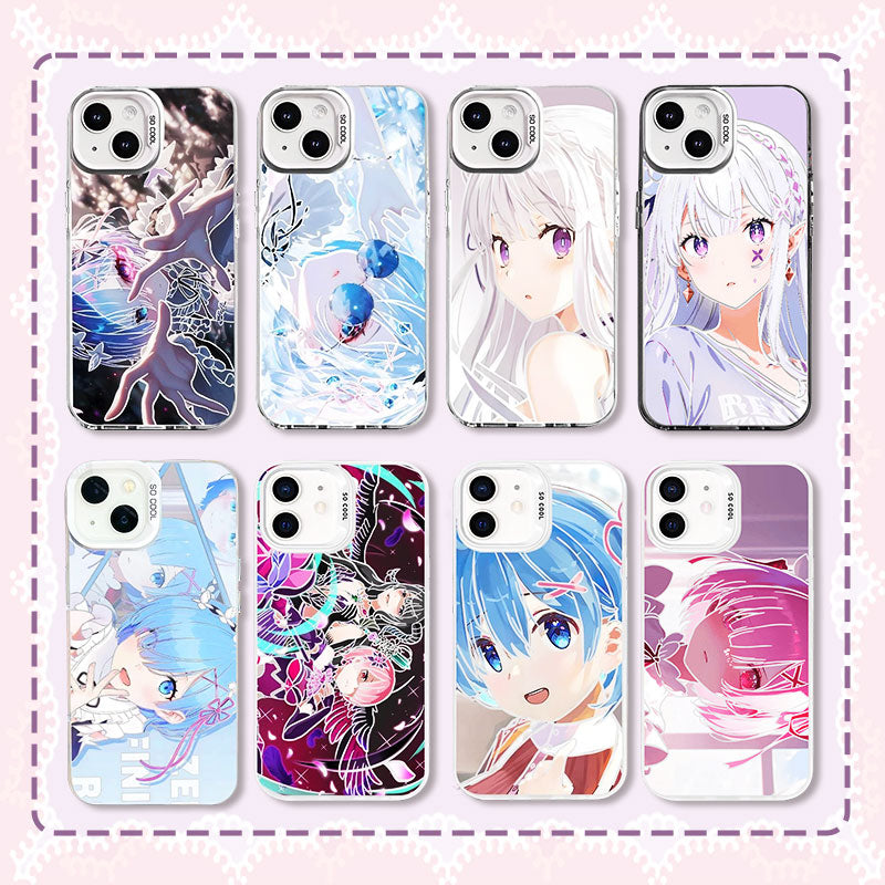 Re:Zero Rem & Emilia Anime Phone Case