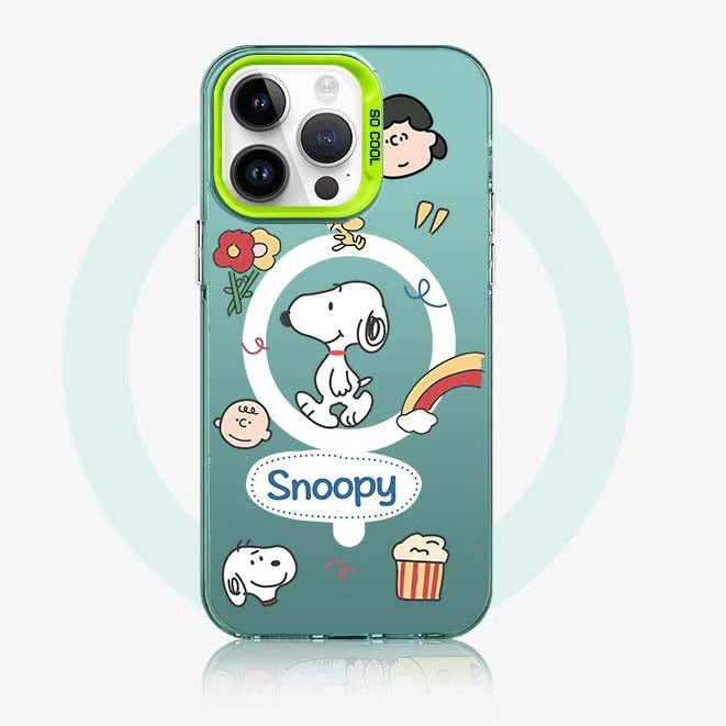 Snoopy MagSafe Phone Case - Cute Cartoon Protective Cover