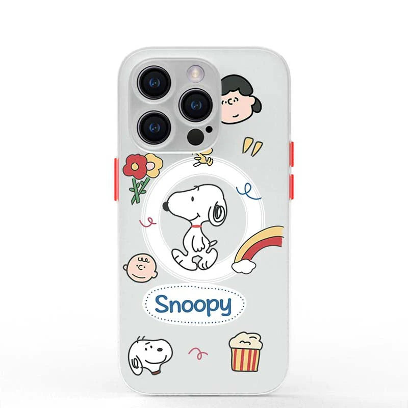 Snoopy MagSafe Phone Case - Cute Cartoon Protective Cover
