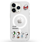 Snoopy MagSafe Phone Case - Cute Cartoon Protective Cover