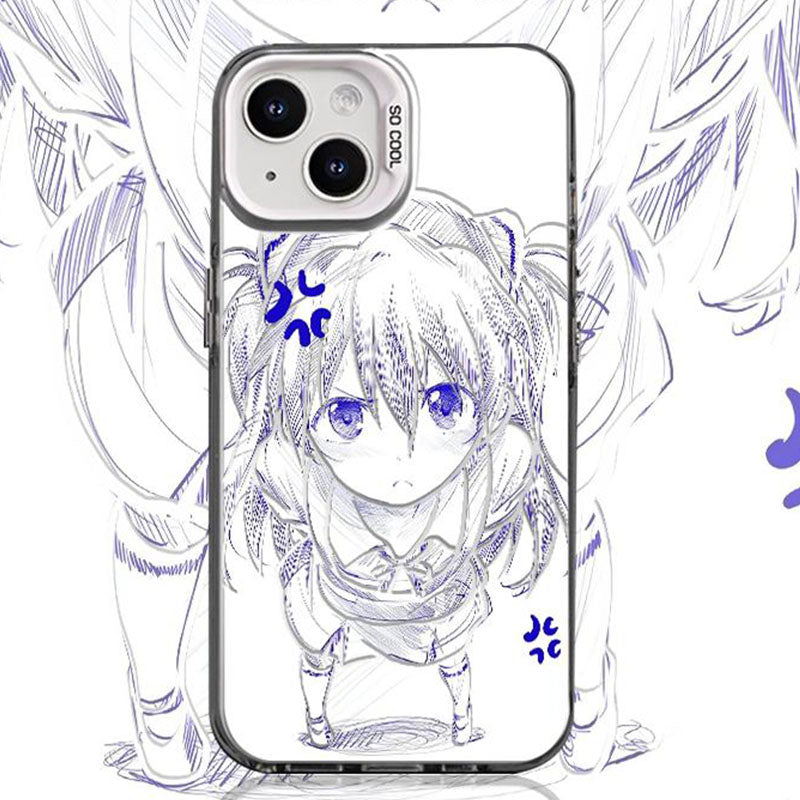 Evangelion Asuka & Rei Phone Case