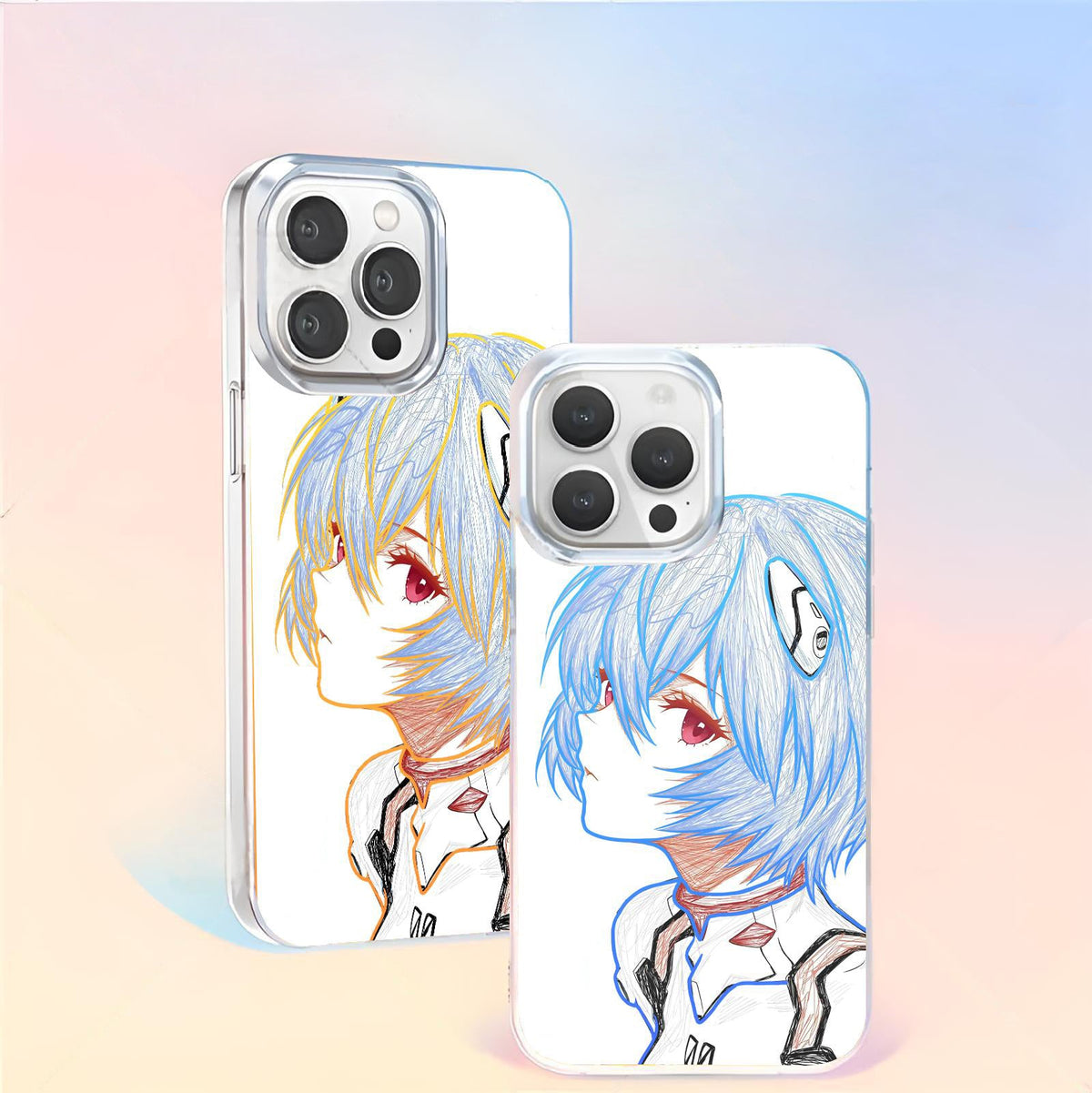 Evangelion Asuka & Rei Phone Case