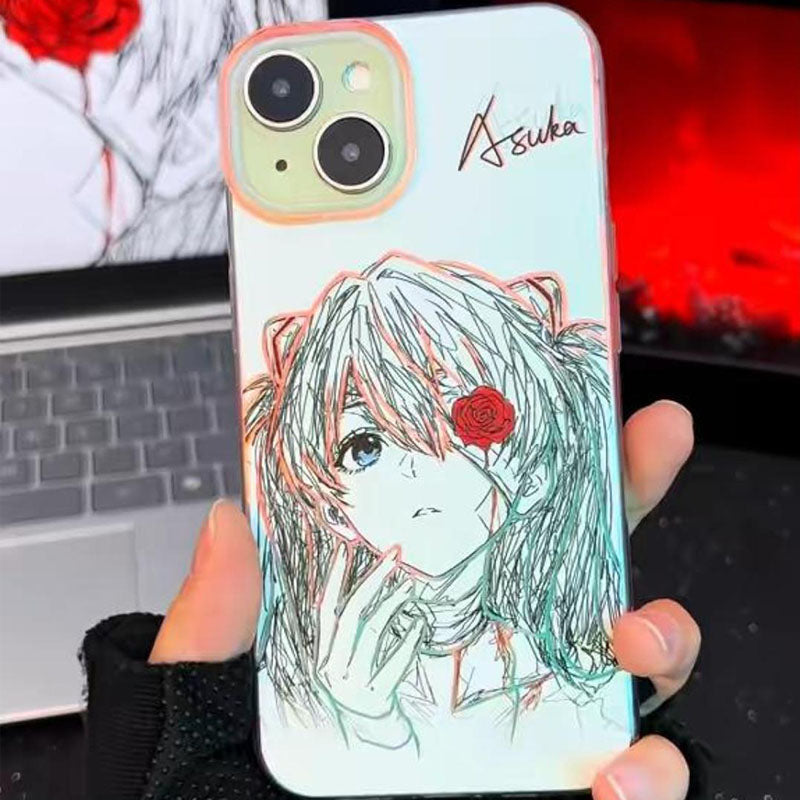 Evangelion Asuka & Rei Phone Case