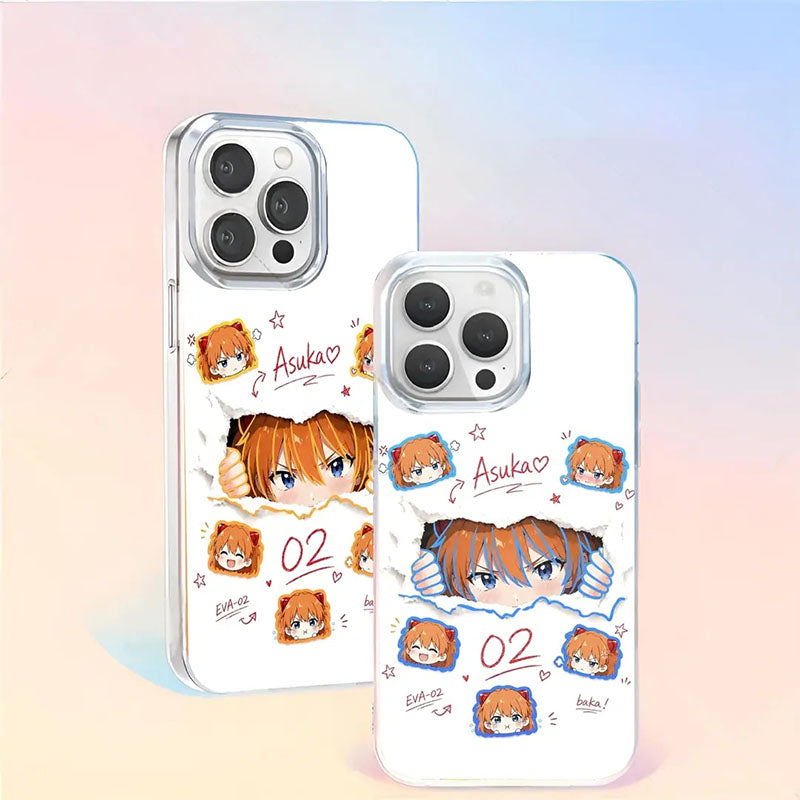 Evangelion Asuka & Rei Phone Case