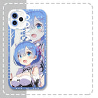 Re:Zero Rem & Emilia Anime Phone Case