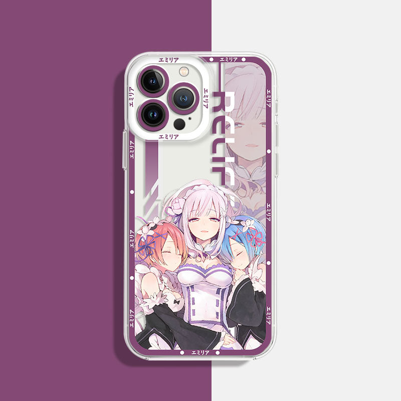 Re:Zero Rem & Emilia Anime Phone Case