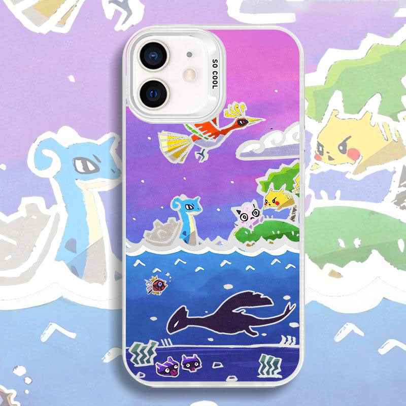 Cute Pokémon Anime Shockproof Phone Case