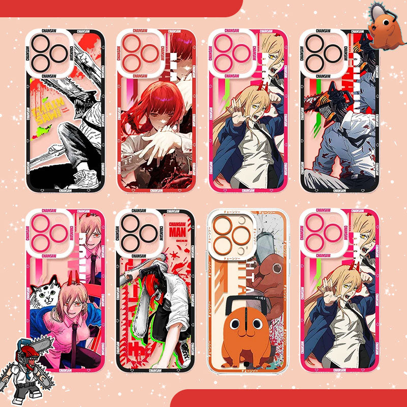 Chainsaw Man Shockproof Anime Phone Case