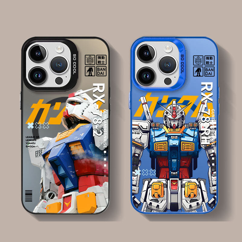 Gundam Anime Magnetic Shockproof Phone Case